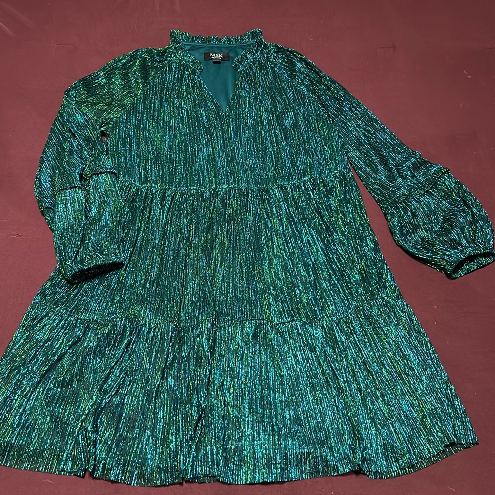 Tiered Long Sleeve Dress